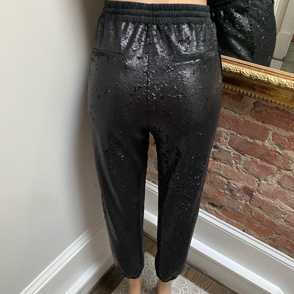ANTHRO| Sequin joggers | M - Picture 6 of 8